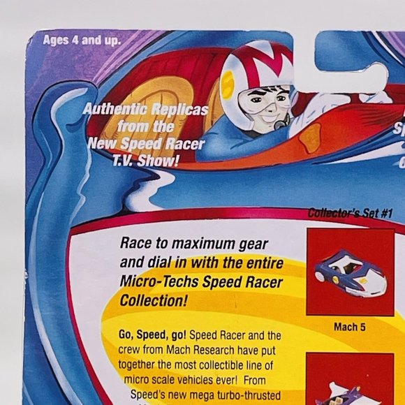 Speed Racer Micro Techs Set #4 Mach 5 Mobile 5 Cab Mobile 5 Trailer NEW - Picture 6 of 12